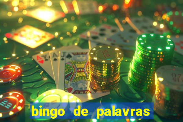 bingo de palavras de natal